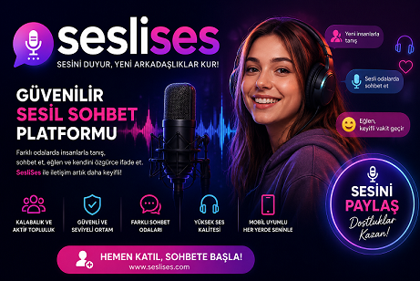 SesliSes – Keyifli ve Etkileşimli Sesli Sohbet Deneyimi